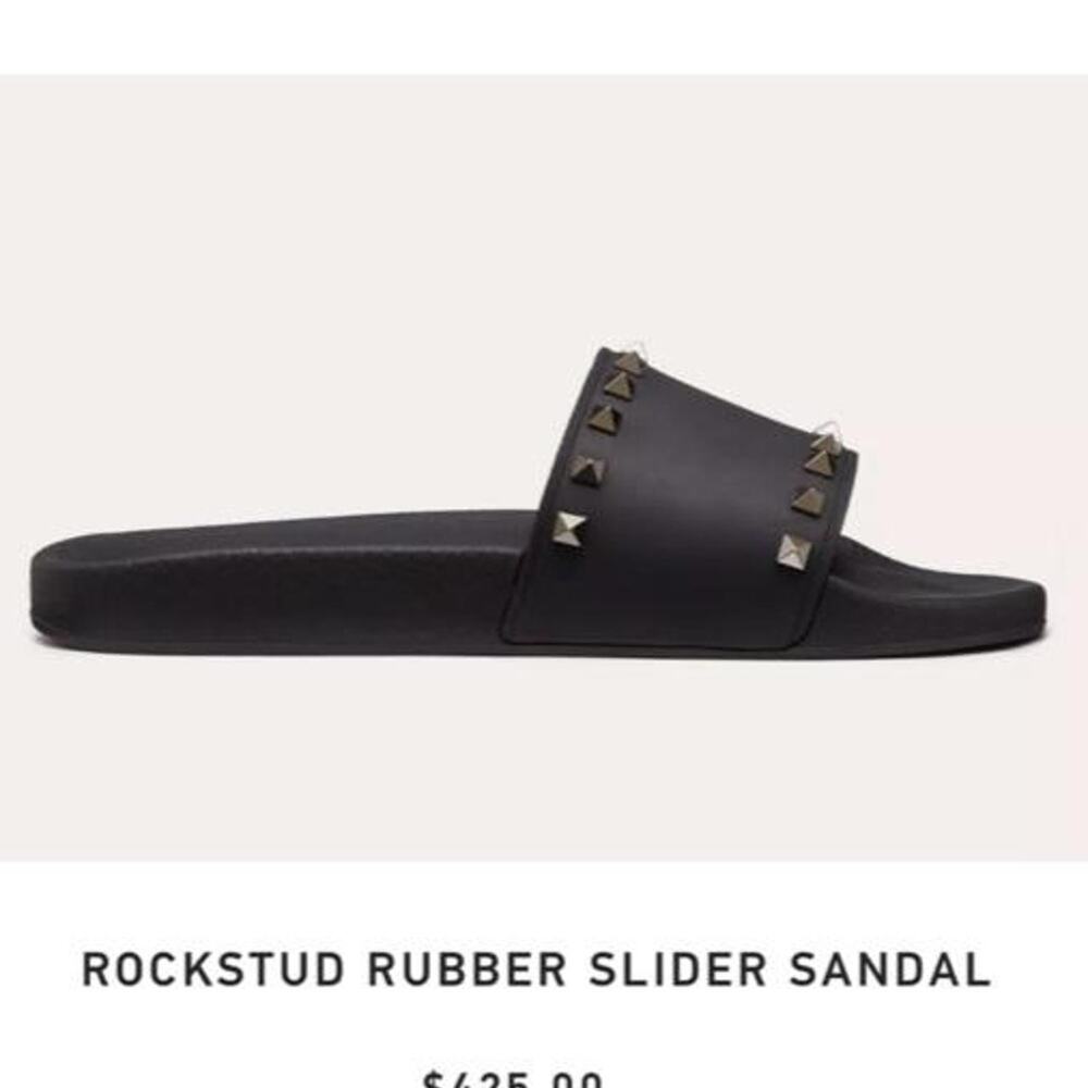 Valentino studded slides